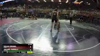 2A 145 lbs Cons. Round 2 - Nolan Zirgibel, Leon vs MICHAEL FARRELLY, Hollins