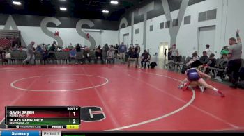 119 lbs Round 2 (8 Team) - Blaze VanGundy, Beast Mode vs Gavin Green, M2 RED (PA)