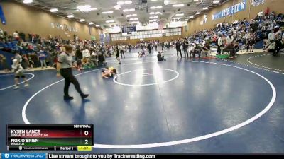 70 lbs Semifinal - Kysen Lance, Uintah Jr High Wrestling vs Nox O`Brien, Wasatch