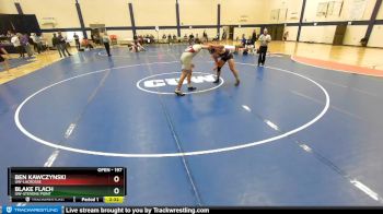 197 lbs Cons. Round 4 - Ben Kawczynski, UW-LaCrosse vs Blake Flach, UW-Stevens Point