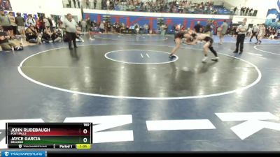 160 lbs Semifinal - Jayce Garcia, Kellogg vs John Rudebaugh, Post Falls