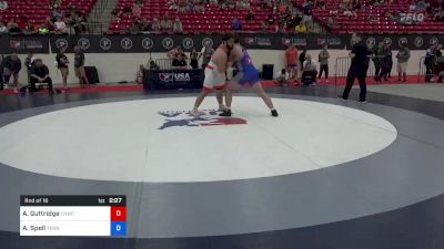 130 kg Rnd Of 16 - Aydin Guttridge, Tar Heel Wrestling Club vs Airin Spell, Tennessee