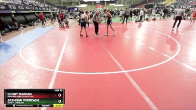 126 lbs Cons. Round 1 - Brennan Overcash, North Carolina vs Brody Buhman, Big Game Wrestling Club