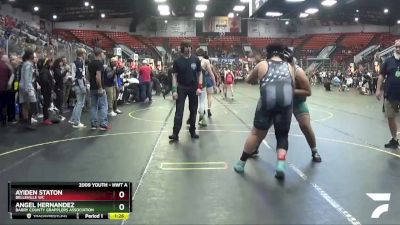 Quarterfinal - Angel Hernandez, Barry County Grapplers Association vs Ayiden Staton, Belleville WC