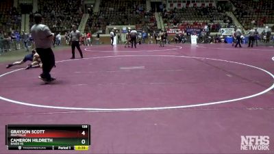 138 lbs Cons. Round 2 - Grayson Scott, Prattville vs Cameron Hildreth, Baker HS