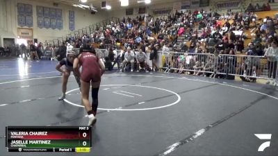 115 lbs Quarterfinal - Valeria Chairez, Fontana vs Jaselle Martinez, Chaparral