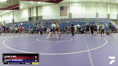 195 lbs Semifinal - Layne O`Neil, MI vs Danny Zmorowski, OH