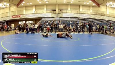 149 lbs Champ. Round 1 - Sammy Torres Jr, Meriden Youth Wrestling/Dirty Den Kids vs Aidyn Erb, Arlington Wrestling Club