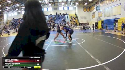 148 lbs Cons. Round 1 - Ciara Cortez, White House vs Noemi Hermida, Eagle Empire