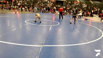 78 lbs 2nd Place Match - Kollin Roggasch, Sidney Wrestling Club vs Jackson Schroeder, Big Red Wrestling Club