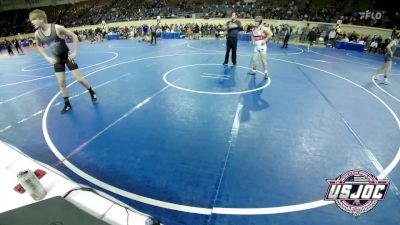 155 lbs Consi Of 16 #1 - Bryson Thomas, Collinsville Cardinal Youth Wrestling vs Emmet Massey, Norman Grappling Club