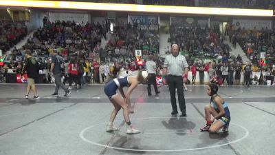 101 lbs Champ. Round 1 - Kamiryn Clark, WR-Topeka Blue Thunder vs Cailyn Young, Bobcat Wrestling Club