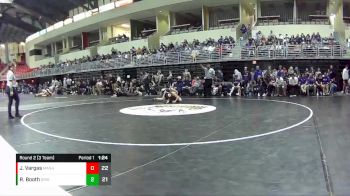 138 lbs Round 2 (3 Team) - Ryker Booth, Grand Island vs Jayden Vargas, Manhattan