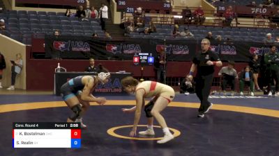 62 lbs Cons. Round 4 - Kendall Bostelman, Cardinal Wrestling Club vs Skye Realin, Grapplers HI