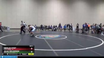 129 lbs Round 1 (6 Team) - Nikolas Utset, Eagle Empire vs Devin Williamson, Backyard Boyz White