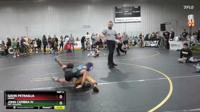 61 lbs Round 2 - Gavin Petraglia, SVRWC vs John Cambra Iv, Mat Assasins