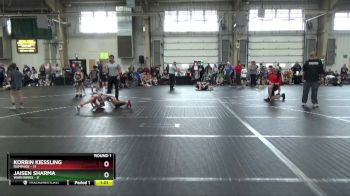 56 lbs Round 1 (6 Team) - Korbin Kiessling, Rampage vs Jaisen Sharma, Warhawks