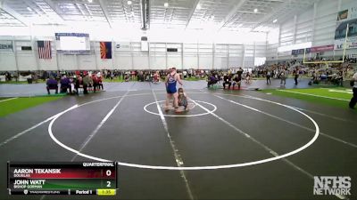 190 lbs Quarterfinal - John Watt, Bishop Gorman vs Aaron Tekansik, Douglas