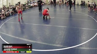 140 lbs Quarterfinals (8 Team) - Allen Diaz, Nebraska Red vs Jackson Murray, Iowa USA Red