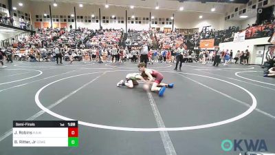 76 lbs Semifinal - Jai Robins, R.A.W. vs Barry Ritter, Jr, Coweta Tiger Wrestling