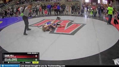 102 lbs Cons. Round 4 - Dylan Jones, Deschutes Mat Club vs Zane Hill, Caveman Mat CLub