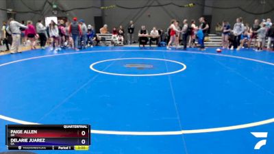 145 lbs Quarterfinal - Paige Allen, OR vs Delarie Juarez, CA