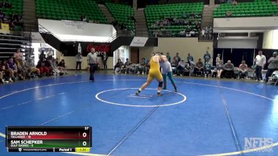 287 lbs Semifinals (8 Team) - Sam Schepker, Gulf Shores vs Braden Arnold, Tallassee