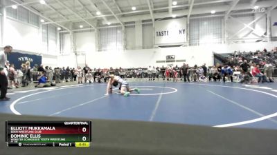 102 lbs Quarterfinal - Dominic Ellis, Webster Schroeder Youth Wrestling Club vs Elliott Mukkamala, Eden Wrestling Club