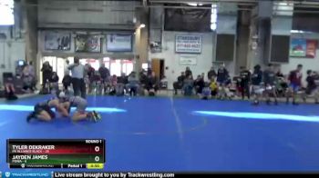 105 lbs Round 1 (6 Team) - Tyler Dekraker, PA Alliance Black vs Jayden James, POWA