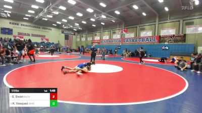 172 lbs Quarterfinal - Sloan Swan, Buchanan vs Kai Vasquez, Bakersfield