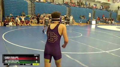 120 lbs Round 4 (4 Team) - Chris Phillips, Central (Carroll) vs Ari Bichelman, Christian Brothers