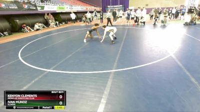 118-118 lbs Round 1 - Kenyon Clements, Ironclad Wrestling Club vs Ivan Munoz, Illinois