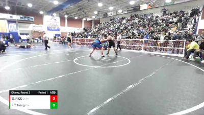 220 lbs Champ. Round 2 - Troy Hong, Foothill (Santa Ana) vs GEO RICO, Durham