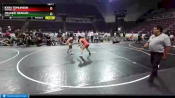 W-130 lbs Quarters & 1st Wb (16 Team) - Frankie Graham, Idaho vs Kyra Tomlinson, Indiana