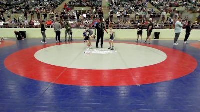 57 lbs Consi Of 4 - Beckham Johnson, Morris Fitness Wrestling Club vs Jackson Ledford, Georgia