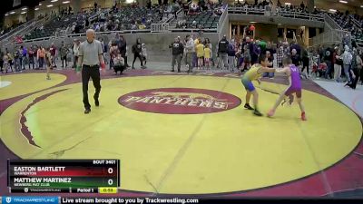 92 lbs Cons. Round 4 - Easton Bartlett, Warrenton vs Matthew Martinez, Newberg Mat Club