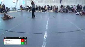 95 lbs Round 5 (6 Team) - Spencer Keyes, RAIDER NATION WC vs Barrett Glaser, GREAT NECK WC - GOLD