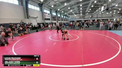 65 lbs Cons. Round 4 - Lucas Feliciano, Texas Elite Wrestling Club vs Orlando Ayers, Team Xtreme Wrestling