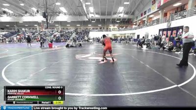 184 lbs Cons. Round 5 - Garrett Cornwell, Doane University vs Karim Shakur, Missouri Valley