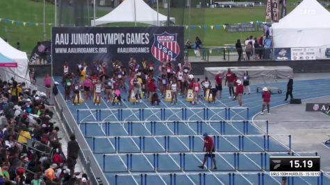 Youth Girls' 100m Hurdles Championship, Semi-Finals 7 - Age 15-16