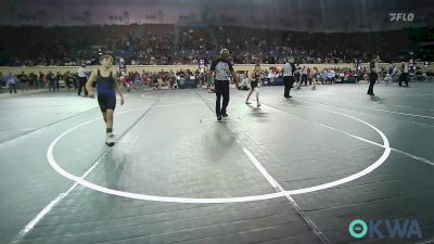 76 lbs Round Of 32 - Henry Lake, R.A.W. vs Bryson Fletcher, Choctaw Ironman Youth Wrestling