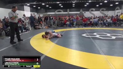 112 lbs Semis & 1st Wrestleback (8 Team) - Lincoln Mack, Gotcha Illinois (IL) vs Tyler Paulson, LAW/Crass Wrestling(WI)