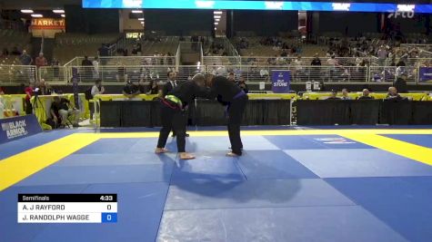 ANDREYL J RAYFORD vs JOSHUA RANDOLPH WAGGENER 2024 Pan Jiu Jitsu IBJJF Championship