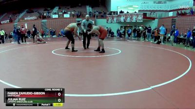 285 lbs Semifinal - Fabien Zamudio-Gibson, Unattached vs Julian Ruiz, Laporte Wrestling Club