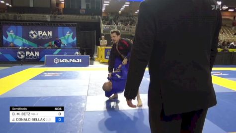 DEREK M. BETZ vs JASON DONALD BELLAK 2024 Pan Jiu Jitsu IBJJF Championship