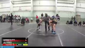 130 lbs Round 3 (8 Team) - Jax Forrest, Dynasty Crusaders vs Cameron Plotts, Terps Xtreme