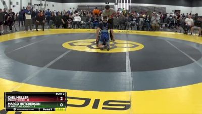 90 lbs Quarterfinals (8 Team) - Cael Muller, Steller Trained vs Marco Hutcherson, CP Wrestling Academy