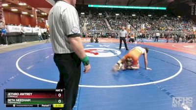 2A-150 lbs 5th Place Match - Jethro Awtrey, Cokeville vs Seth Needham, Thermopolis