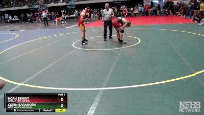 171 lbs Cons. Round 2 - NOAH BENOIT, Wasilla High School vs Corin Baranoski, West Valley Wolfpack