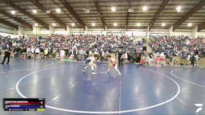 126 lbs Cons. Round 2 - Sebastian Quintana, NV vs Cole Borden, WA